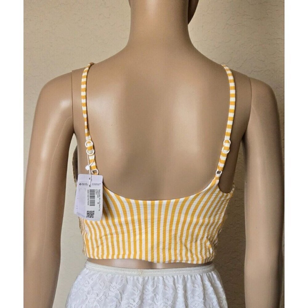 Lululemon Size Medium Seersucker High Neck Long Swim Top multicolor size M - Picture 5 of 9
